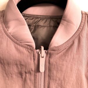 lululemon down bomber jacket